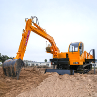 Diesel-Raupendumper 8 Tonnen 12 Tonnen Gummiketten-Landwirtschafts-Diesel-Mini-Raupendumper Preis Raupentransporter Dumper