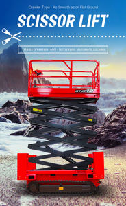 Opération facile Petit ascenseur automoteur Élévateurs à ciseaux mobiles fonctionnant en hauteur Élévateur à plate-forme élévatrice - Product Image 6