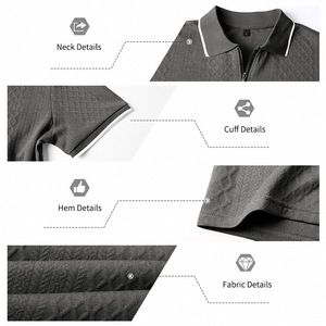 Conjunto de Camiseta y Pantalones Cortos Deportivos para Hombre, de Verano, Tejidos, Bordados, 100% Poliéster, de Secado Rápido, con Logotipo Personalizado - Product Image 4