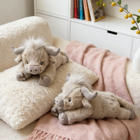 Fabricant de Peluches Personnalisées Vache des Highlands Jouet en Peluche Rembourré Coton PP Brodé Mignon 40cm Anti-Stress Lesté
