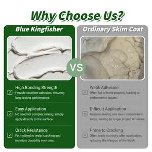 Composé de jointage à installation rapide BlueKingfisher |   Directement de l'usine, moulable et à haute adhérence pour les murs d'art temporaires - Product Image 6