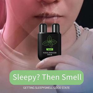 Inhalateur nasal à la menthe rafraîchissante pour améliorer la respiration, vente en gros OEM/ODM, pour le confort nasal, inhalateur nasal à l'<span class=keywords><strong>huile</strong></span> <span class=keywords><strong>essentielle</strong></span> d'aromathérapie - Product Image 2