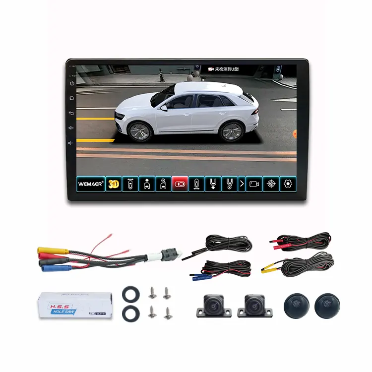 10,1 система Wemaer, 9/10 дюймов, мультимедийный видеоплеер 720P Carplay, автомобильный DVD-плеер, GPS-навигация для Toyota Honda