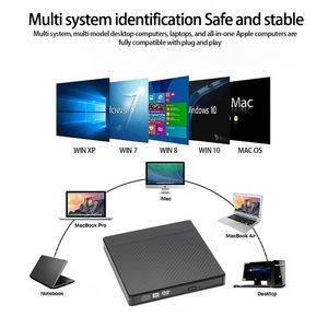 Unidad USB portátil móvil externa Grabadora de <span class=keywords><strong>DVD</strong></span> CD24X Velocidad de escritura Universal MAC Computadora portátil de escritorio - Product Image 5