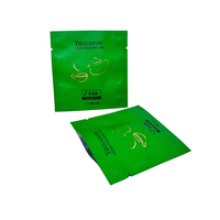 Sachets plats thermoscellés sur 3 côtés avec logo personnalisé, en aluminium mat, pour emballage de sachets de thé vides