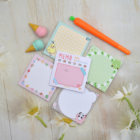 Personnage de dessin animé personnalisé coloré pratique impression mignon Style Sticky Note Calendar Original Notepad Memopad