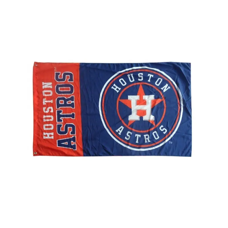 Novo Design Personalizado 100% 3x5ft EUA Houston Astros Baseball 3x5 pés Bandeira Bandeira