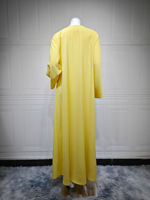 Nouvelle Collection Vente en Gros Aïd Ramadan Vêtements Islamiques Élégants Dubaï Abaya Robe Musulmane Femme Robe Nida Abaya 2026