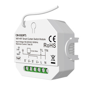 CM-SS(WT) 110V 120V 220V 240V TUYA Wifi <span class=keywords><strong>Mini</strong></span> Smart sipario modulo di controllo remoto APP/controllo vocale regolatore a tenda - Product Image 1