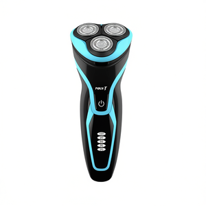 Rasoir électrique Max-T pour hommes, rotatif, étanche IPX7, rechargeable, charge rapide, bleu, série XH - Product Image 1