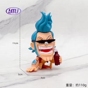 8 스타일 10CM 앉아 Q VER. 루피 사보 로 쵸퍼 롤로노아 조로 상디 우솝 1 조각 만화 입상 동상 장난감 PVC 애니메이션 그림 - Product Image 6