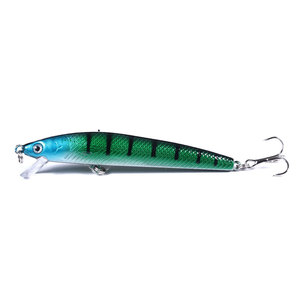 Esca Artificiale Galleggiante Stampata da 100mm 8.5g con Ami per Trota, <span class=keywords><strong>Spigola</strong></span>, Carpa, Marlin - Lancio Lungo, <span class=keywords><strong>Pesca</strong></span> <span class=keywords><strong>a</strong></span> <span class=keywords><strong>Fondo</strong></span> in Acqua Dolce, Plastica Dura Bionica - Product Image 4