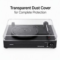 Prix d'usine en gros UDREAMER Haut-parleurs indépendants sans fil modernes puissants avec logo personnalisé Lecteur de disques vinyles en plastique RCA