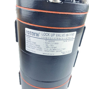 Vanne à opercule simple en aluminium de haute qualité 3/8 NPT YT-430SN3 avec verrouillage - Product Image 6