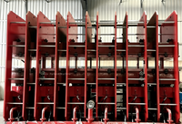 Presse de vulcanisation de caoutchouc industrielle de grande envergure à châssis, avec moteur, boîte de vitesses et système de chauffage électrique à l'huile, haute densité