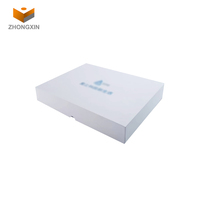 Vente en gros de papier carton blanc sans impression Boîte d'ordinateur portable personnalisée pour l'emballage de produits électroniques remis à neuf