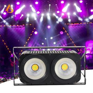 Fabrication professionnelle de projecteurs de scène à LED COB 200W à lumière blanche chaude et froide - Product Image 1