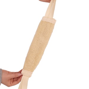 35/45CM All Natural Loofah Back Scrubber Exfoliator - Eco-Friendly Loofah <b>Sponge</b> Exfoliating <b>Bath</b> Towel - Product Image 1