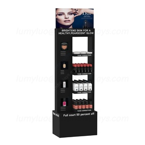 Support d'affichage double face en bois pour la promotion et la publicité de maquillage de marque - Product Image 2