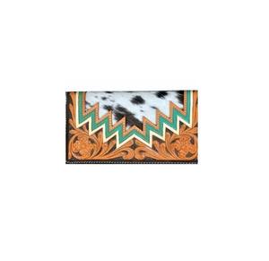 Fabricantes de bolsos de mano para mujer, de cuero genuino marrón de alta calidad, con cierre de cremallera, diseño floral, hechos a mano, de primera calidad y más vendidos. - Product Image 2
