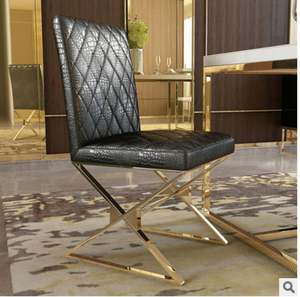 Silla de Comedor de Lujo Nórdico para Sala de Estar, Silla Moderna Minimalista Estilo Red Book - Product Image 3