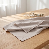 Tissu tricoté jersey simple 100 % polyester T32/1, séchage rapide, léger, pour vêtements et chaussettes/cols