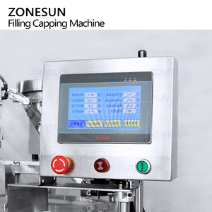 ZONESUN ZS-AFC12D Automatic Desktop <b>Laundry</b> Detergent Liquid Spout Pouch Bag Filling Capping Machine With Vibratory Bowl Sorter - Product Image 2