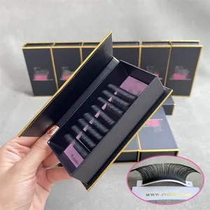 Wholesale Russian Volume Eyelash Extension Individual Lash Trays Private Label Mink Lashes Extension