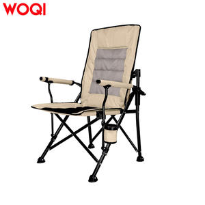 Chaise de camping portable extra large Woqi, structure en aluminium, capacité de charge de 150 kg, chaise pliante de jardin d'extérieur, tissu Oxford - Product Image 4