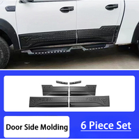 Kit carrosserie complet Black Warrior ABS pour Great Wall Poer GWM Pickup, pièces de décoration extérieures, sans perçage et installation facile