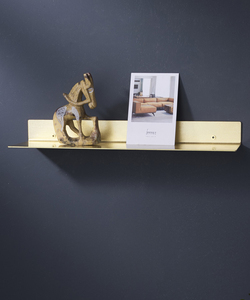 Home Decor Brass Floating <strong>Shelves</strong> Metal Shelf Single Layer <strong>Wall</strong> Decor <strong>for</strong> Bathroom <strong>Kitchen</strong> <strong>Wall</strong> - Product Image 6