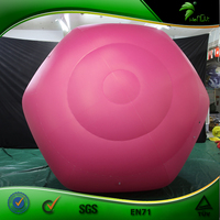 Modèle de caca gonflable géant personnalisé rose, ballon gonflable publicitaire en forme d'emoji de dessin animé pour la promotion de la marque/événement/fête/centre commercial