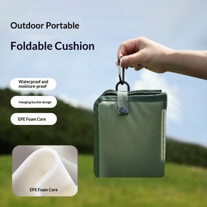 Coussin pliable portable best-seller, tissu Oxford durable, imperméable et résistant à l'humidité, avec mousqueton <span class=keywords><strong>pour</strong></span> l'alpinisme et le camping - Product Image 2