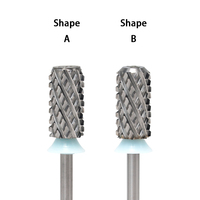 Premium Chanfrein Grand Baril 4XC Chanfrein Carbure Nail Drill Bit Original Couleur Safe 2 Way Nail Carbide Cutters