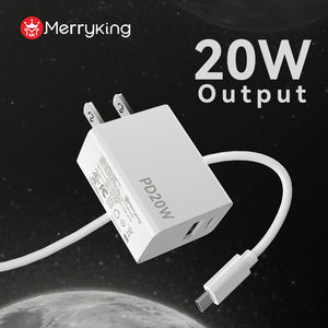 สำหรับ merryking ที่ชาร์จไฟฟ้าอัจฉริยะ PD 20W พร้อมสายชาร์จเร็วชนิด C ที่ชาร์จโทรศัพท์แบบพกพาปกป้องเรามาตรฐานดังนั้น - Product Image 1
