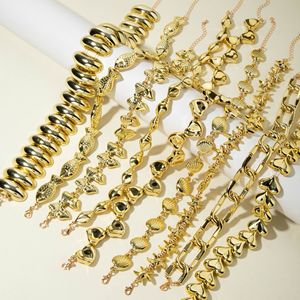 Collier court fantaisie pour femme, style punk, avec nœud doré, cœur de pêche et coquillage, bijou de fête exagéré, vente en gros - Product Image 2