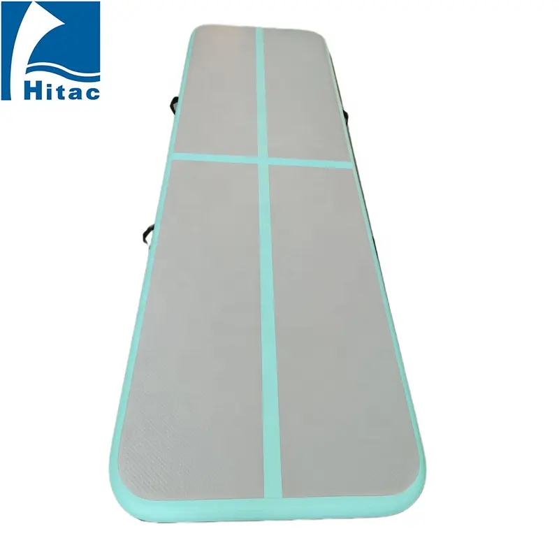 Hot Sale Factory price wholesale customized Inflatable airtrack gymnastics mat air tumbling track home floor mat yoga mat
