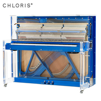 HU-125A bleu droit acrylique technique de piano avec la conception populaire