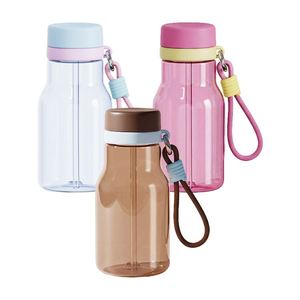 Custom 580ml Tritan Reusable Eco-Friendly Sports Water Bottle with Rope & <b>Tea</b> <b>Infuser</b> Portable for Outdoor Use - Product Image 4