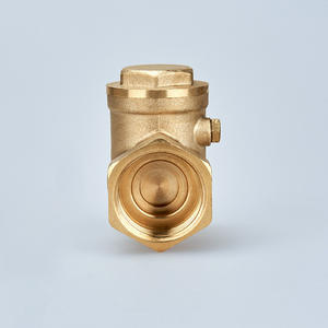วาล์วตรวจสอบแบบแนวนอนทองเหลืองแท้จากโรงงานโดยตรง DN15-DN50 แบบทางเดียว เกลียวใน ชนิดแผ่นกั้น คุณภาพสูง - Product Image 2