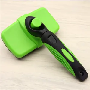 Brosse de toilettage pour animaux de compagnie, autonettoyante, automatique, brosse pour chiens et chats, élimine les poils de chien, peigne pour animaux de compagnie