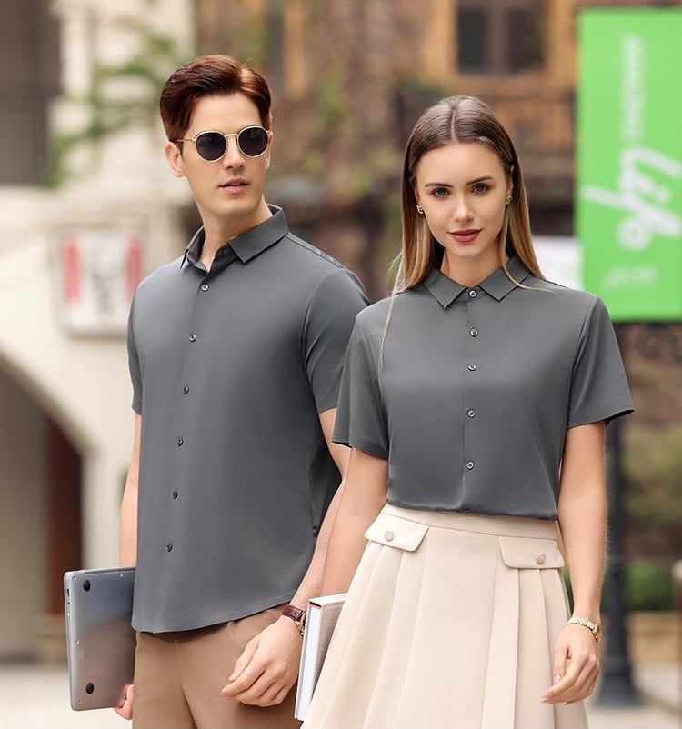 moisture wicking short sleeve dress shirts &Collar Pacific Short-Sleeve Shirt