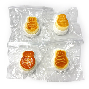Balle anti-stress en plastique souple en forme de pain avec effet de mouvement fluide, jouet sensoriel à pétrir pour soulager l'anxiété et la relaxation au bureau - Product Image 6