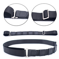 Ceintures en cuir PU antidérapantes en silicone pour hommes et femmes, avec sangle de maintien anti-plis pour chemises, OEM ODM