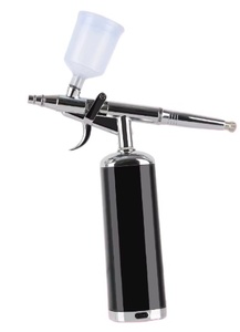 Ensemble de compresseur d'aérographe exclusif <span class=keywords><strong>Facebook</strong></span> 0,3 mm - Pistolet à gâchette 25 PSI pour la décoration des ongles et le design de tatouage - Product Image 1