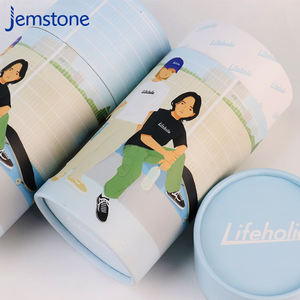 โรงงานทางกายภาพขายส่งกล่องบรรจุภัณฑ์กระบอกบรรจุภัณฑ์หลอดกระดาษคราฟท์แบบกําหนดเอง - Product Image 4