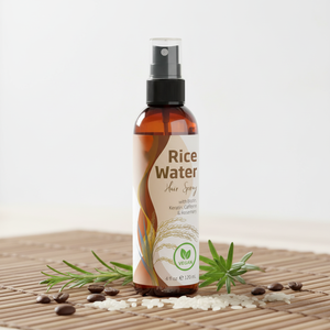 Infusé à la  romarin, à la biotine, à la caféine, à la kératine et à l'eau de riz pour la croissance des cheveux - Product Image 1