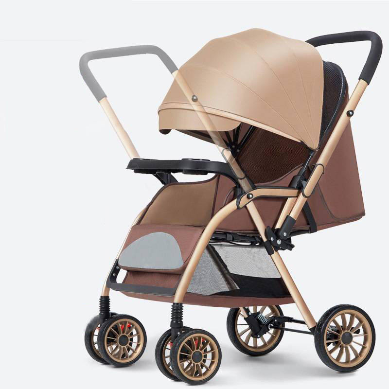 Wisesonle 739 ベビーカー 乳母車 ブロンズ