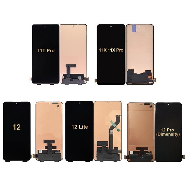 Original Phone Display Panel Mobile Phone Screen LCD for Xiaomi 8 9 SE 10i 5G 10T Pro 5G 11T Pro 12 Lite Pro Dimensity