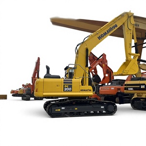 รถขุดตีนตะขาบ KOMATSU PC200 มือสอง 20 ตัน ของแท้จากญี่ปุ่น เครื่องยนต์ SAA6D107E บุ้งกี๋ขนาด 0.94 ลูกบาศก์เมตร - Product Image 1